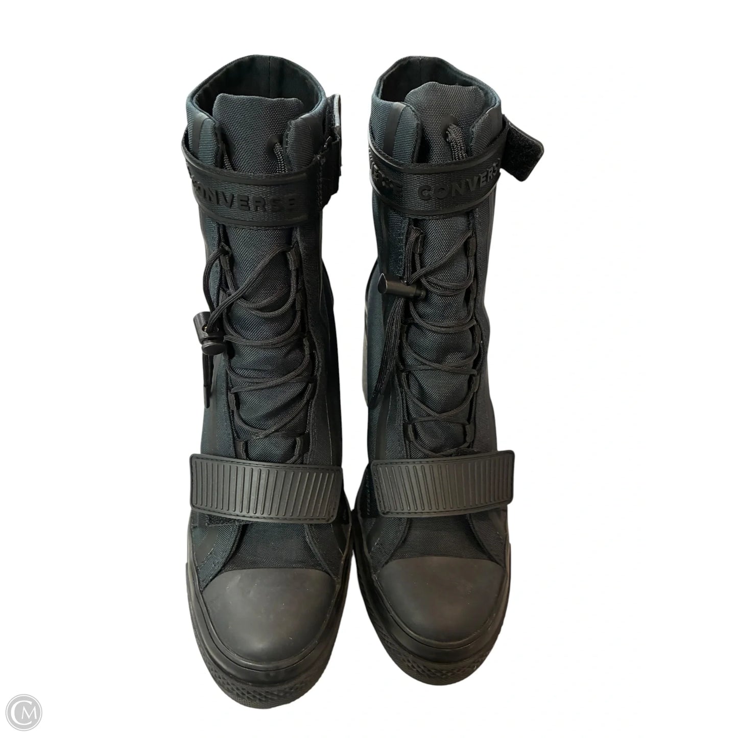 Boots Ankle Heels By Converse In Black, Size: 8