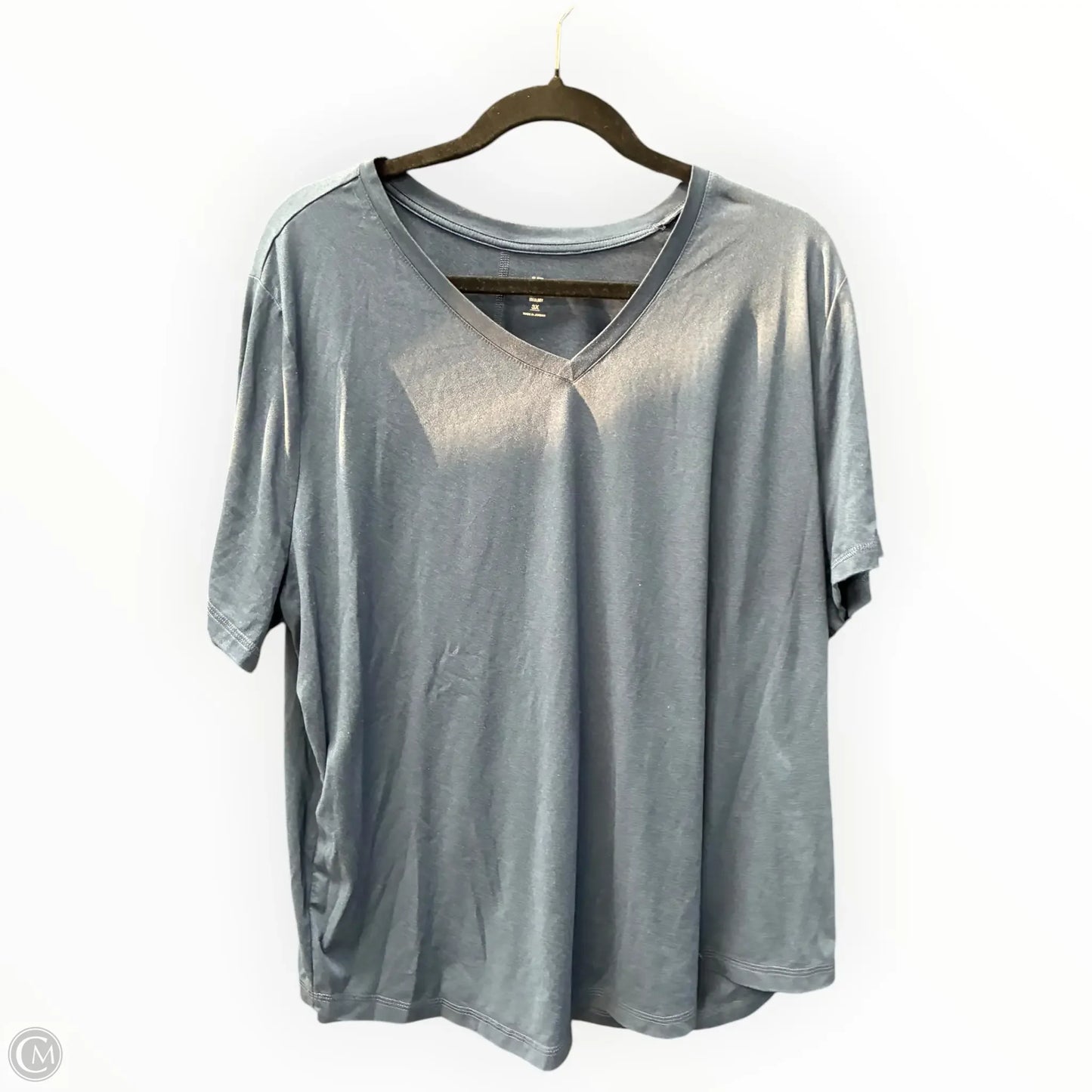 Top Short Sleeve Basic By Ideology In Blue, Size: 3x
