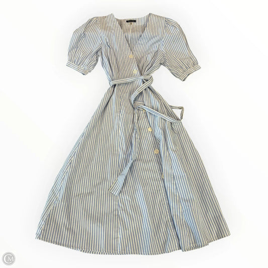 Dress Casual Maxi By Tommy Hilfiger In Blue & White, Size: M