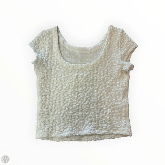 Top Short Sleeve By Maeve In Ivory, Size: S