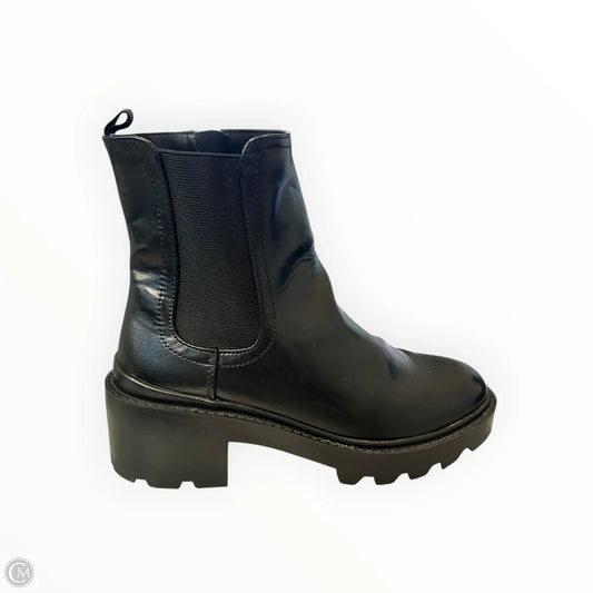 Boots Ankle Flats By Time And Tru In Black, Size: 7