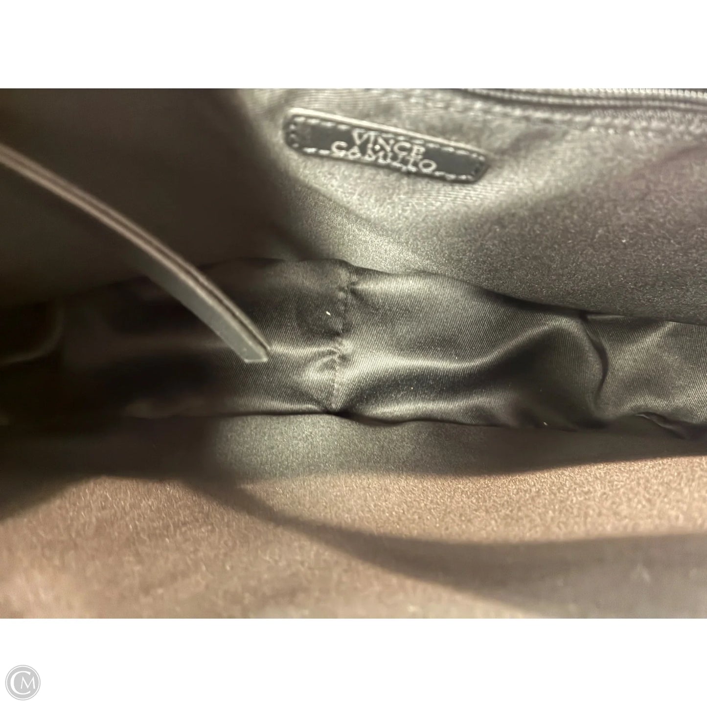 Handbag Leather By Vince Camuto, Size: Medium