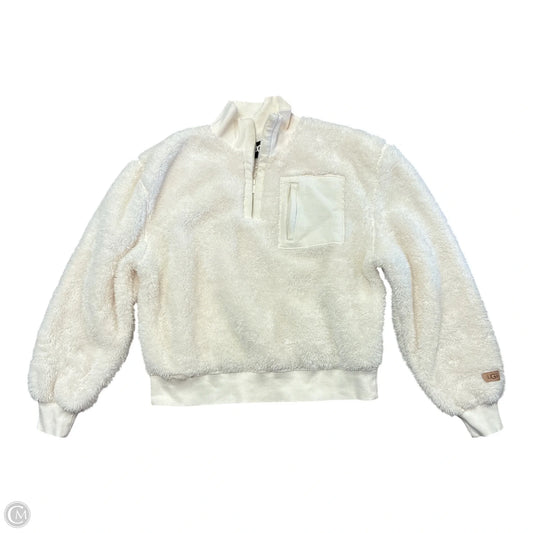 Jacket Designer By Ugg In Cream, Size: L