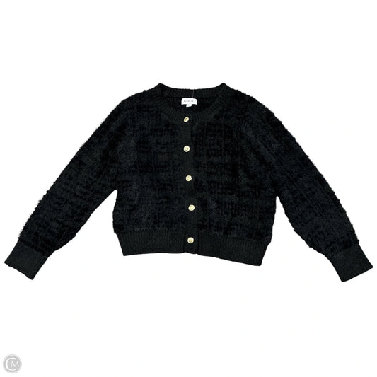 Jacket Faux Fur & Sherpa By Evereve In Black, Size: L