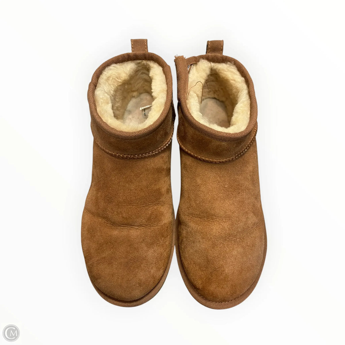 Boots Designer By Ugg In Tan, Size: 9
