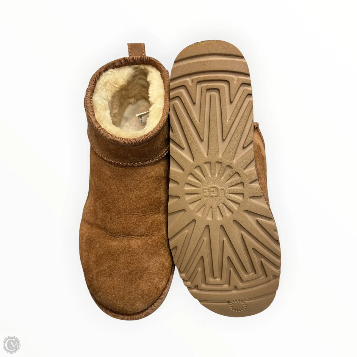Boots Designer By Ugg In Tan, Size: 9