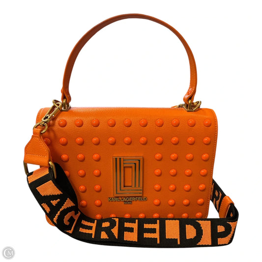 Handbag Designer By Karl Lagerfeld, Size: Medium