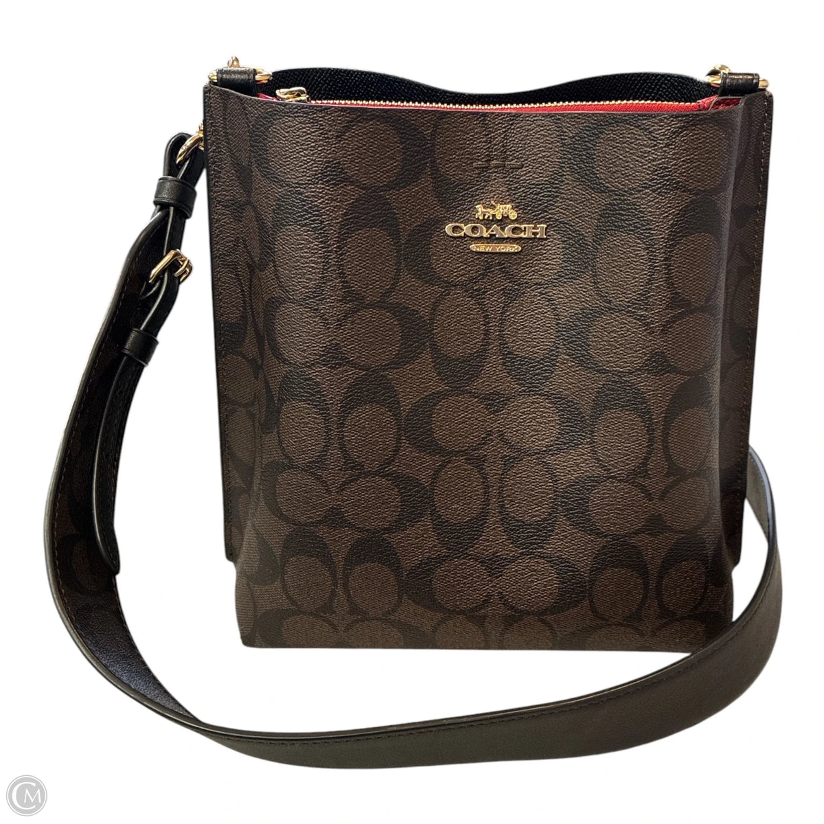 Crossbody Designer By Coach, Size: Small