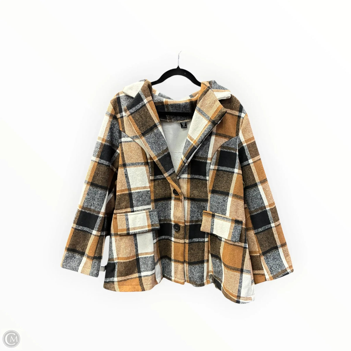 Jacket Other By Shein In Black & Tan, Size: 2x