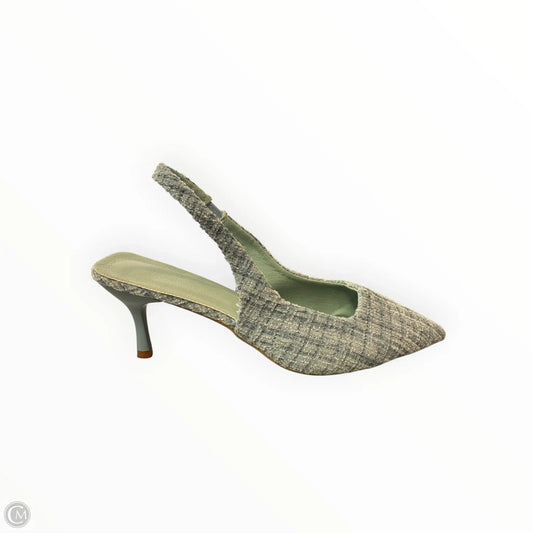 Shoes Heels Kitten By Cmf In Blue, Size: 9