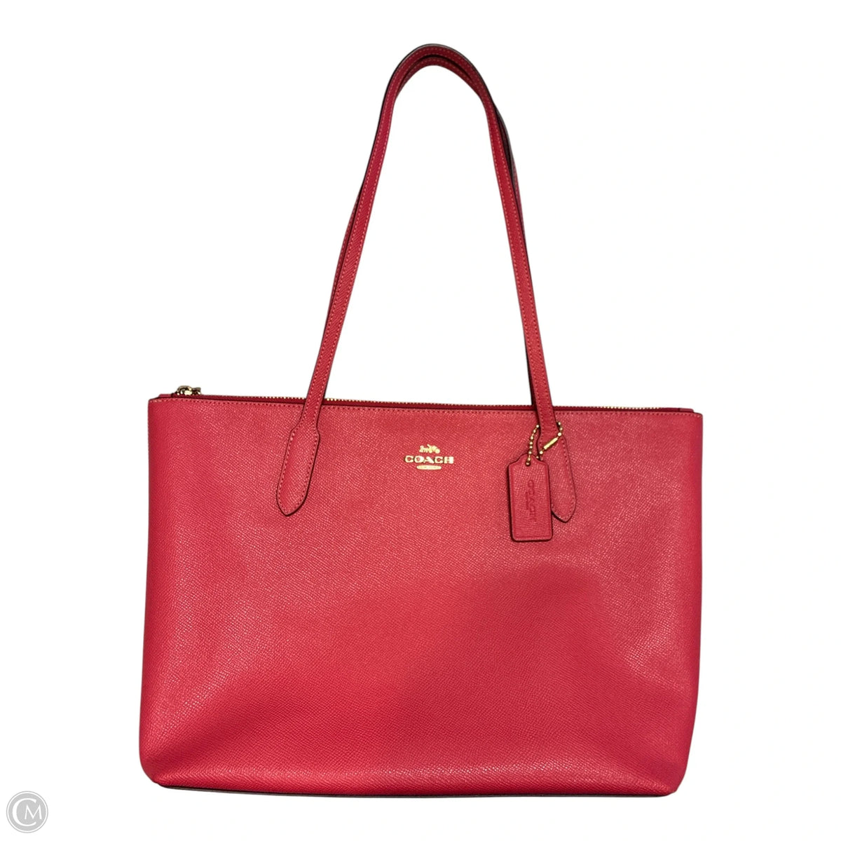Tote Designer By Coach, Size: Medium