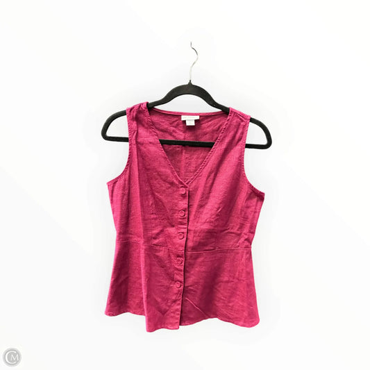 Vest Other By Liz Claiborne In Red, Size: Xs