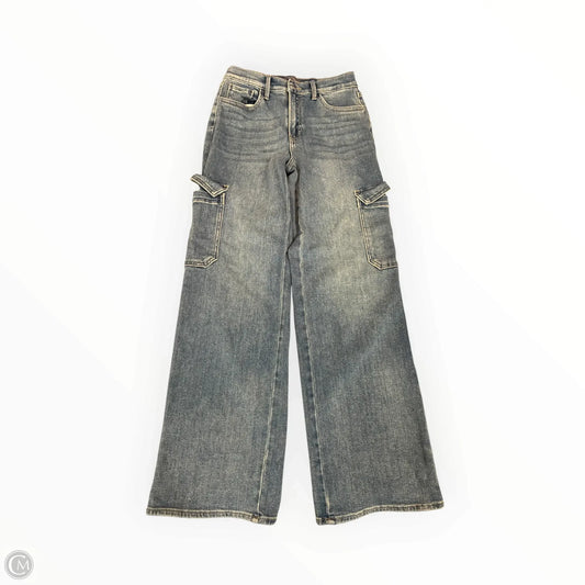 Jeans Wide Leg By Just Usa In Blue Denim, Size: 2