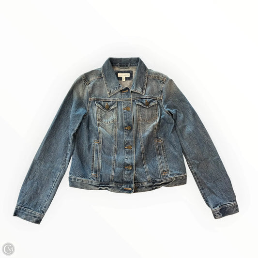 Jacket Denim By Loft In Blue Denim, Size: S
