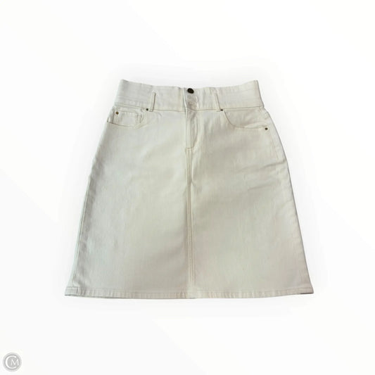 Skirt Mini & Short By Ann Taylor In Cream, Size: 0