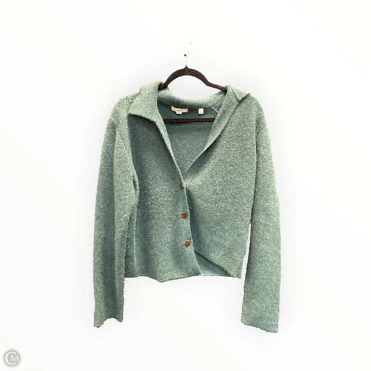 Sweater Cardigan By Vince In Green, Size: Xl