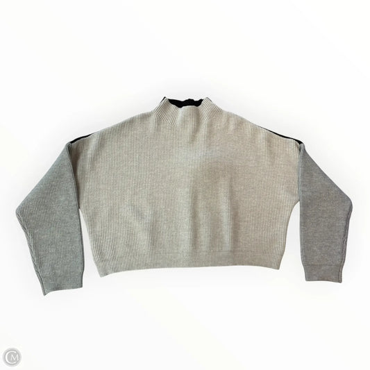 Sweater By Le Lis In Black & Grey, Size: M