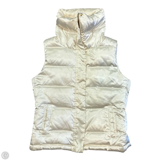 Vest Puffer & Quilted By Talbots In Cream, Size: Sp