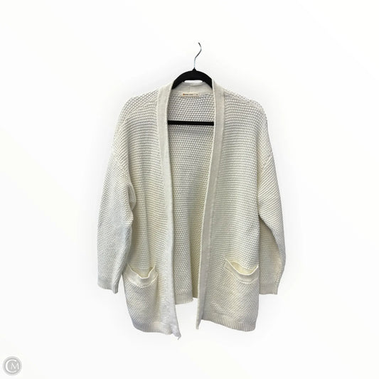 Sweater Cardigan By Marine Layer In Ivory, Size: M
