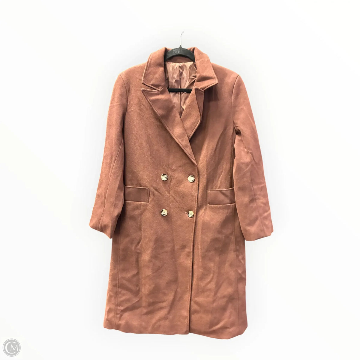Coat Peacoat By Cmf In Brown, Size: S