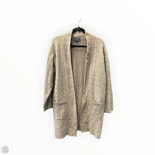 Sweater Cardigan By Calligraphie In Brown, Size: L