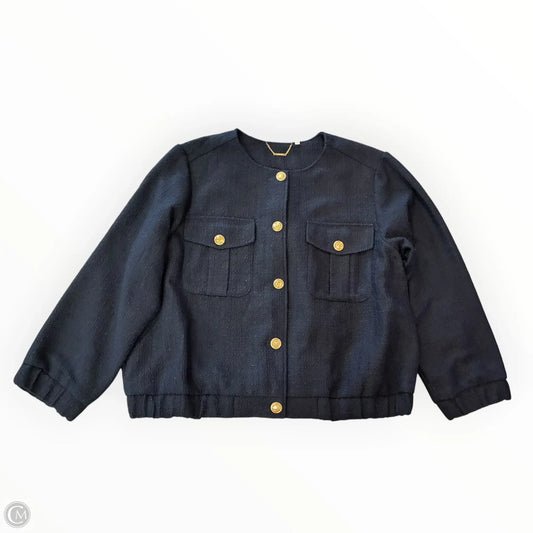 Jacket Other By Chicos In Navy, Size: Xxl