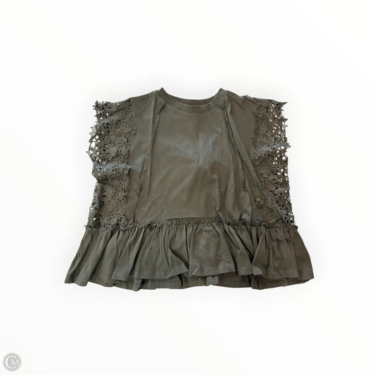 Blouse Short Sleeve By Bibi In Black, Size: Xl
