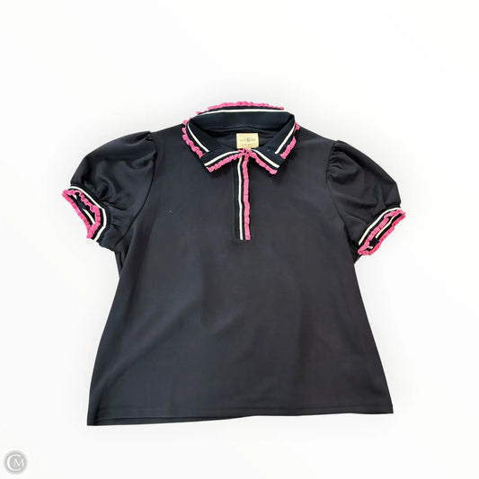 Top Short Sleeve By Umgee In Navy, Size: Xl