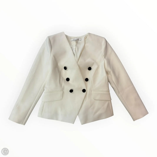 Blazer By White House Black Market In Cream, Size: Sp