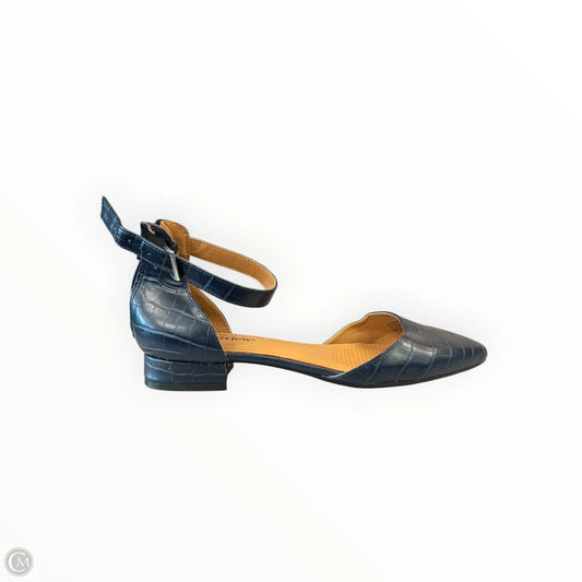 Shoes Flats By Comfortview In Blue, Size: 8.5