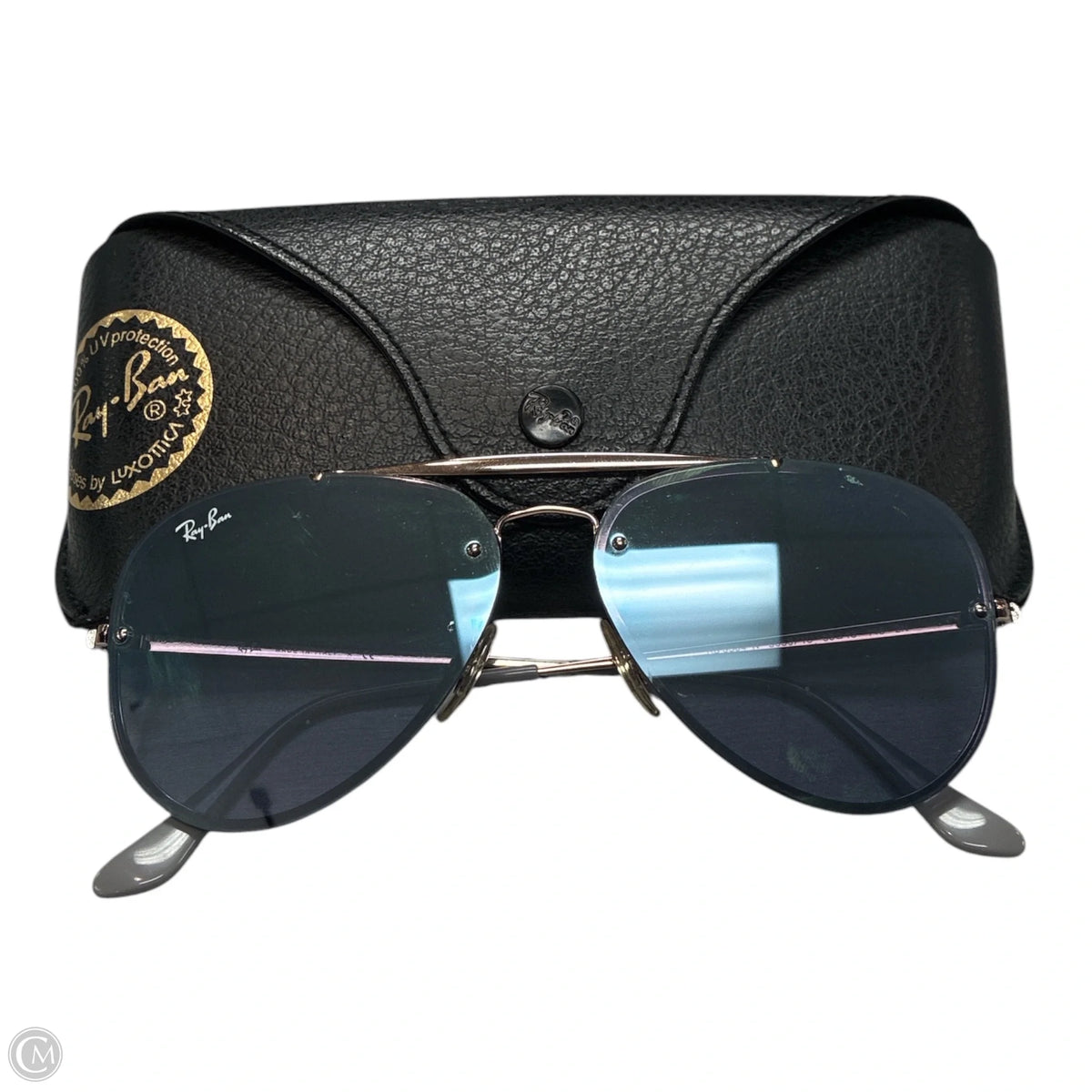 Sunglass Case Designer By Ray Ban, Size: