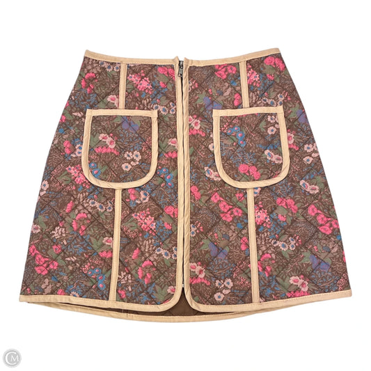 Skirt Mini & Short By Clothes Mentor In Brown, Size: 0