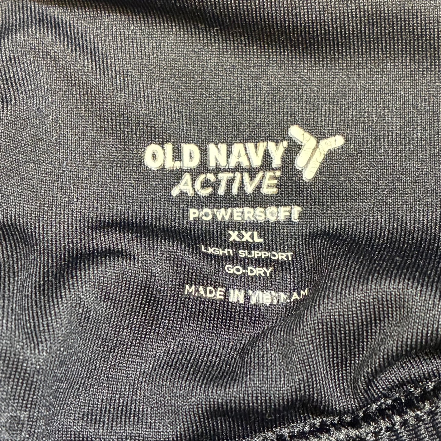 Athletic Bra By Old Navy In Black, Size: Xxl