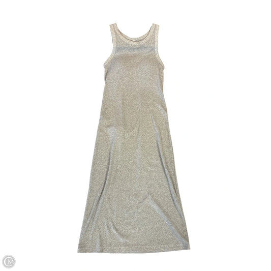 Dress Casual Midi By Uniqlo In Grey, Size: Xs
