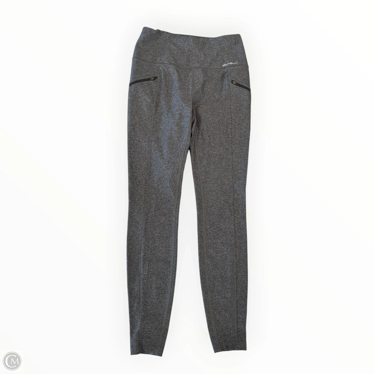 Athletic Leggings By Eddie Bauer In Grey, Size: S