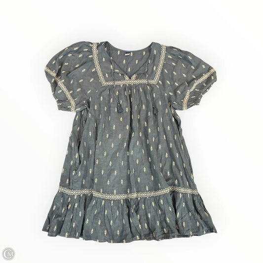 Dress Casual Short By Old Navy In Blue & White, Size: Xl