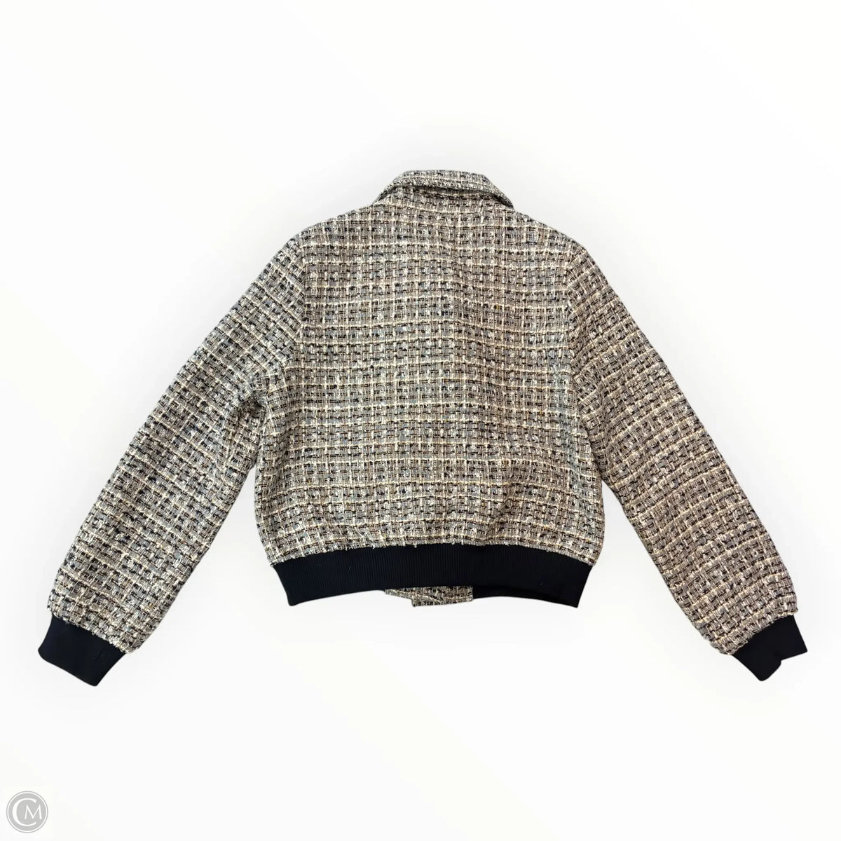 Jacket Other By Laundry In Blue & White, Size: M