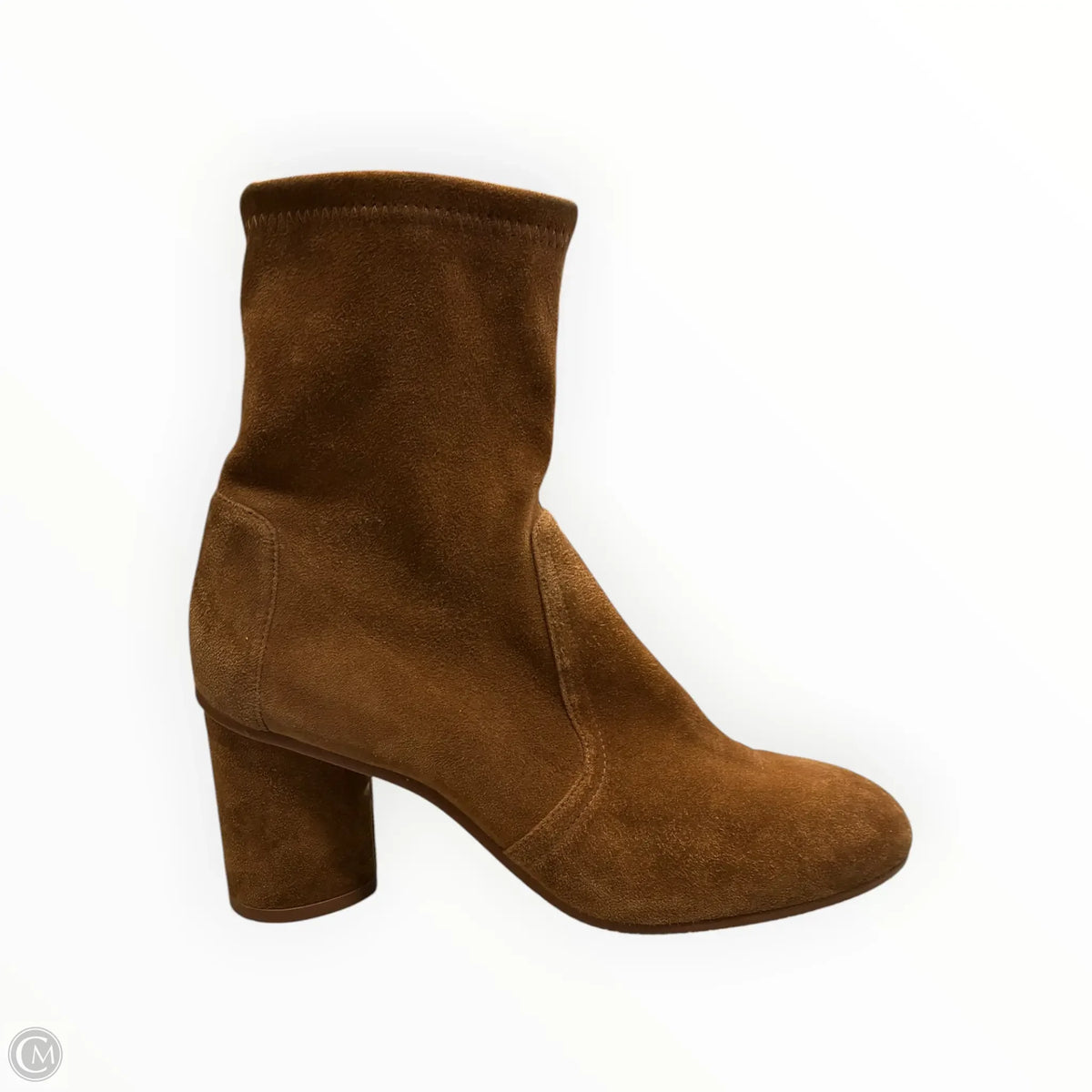 Boots Designer By Stuart Weitzman In Brown, Size: 8