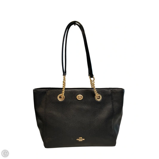Tote Designer By Coach, Size: Medium