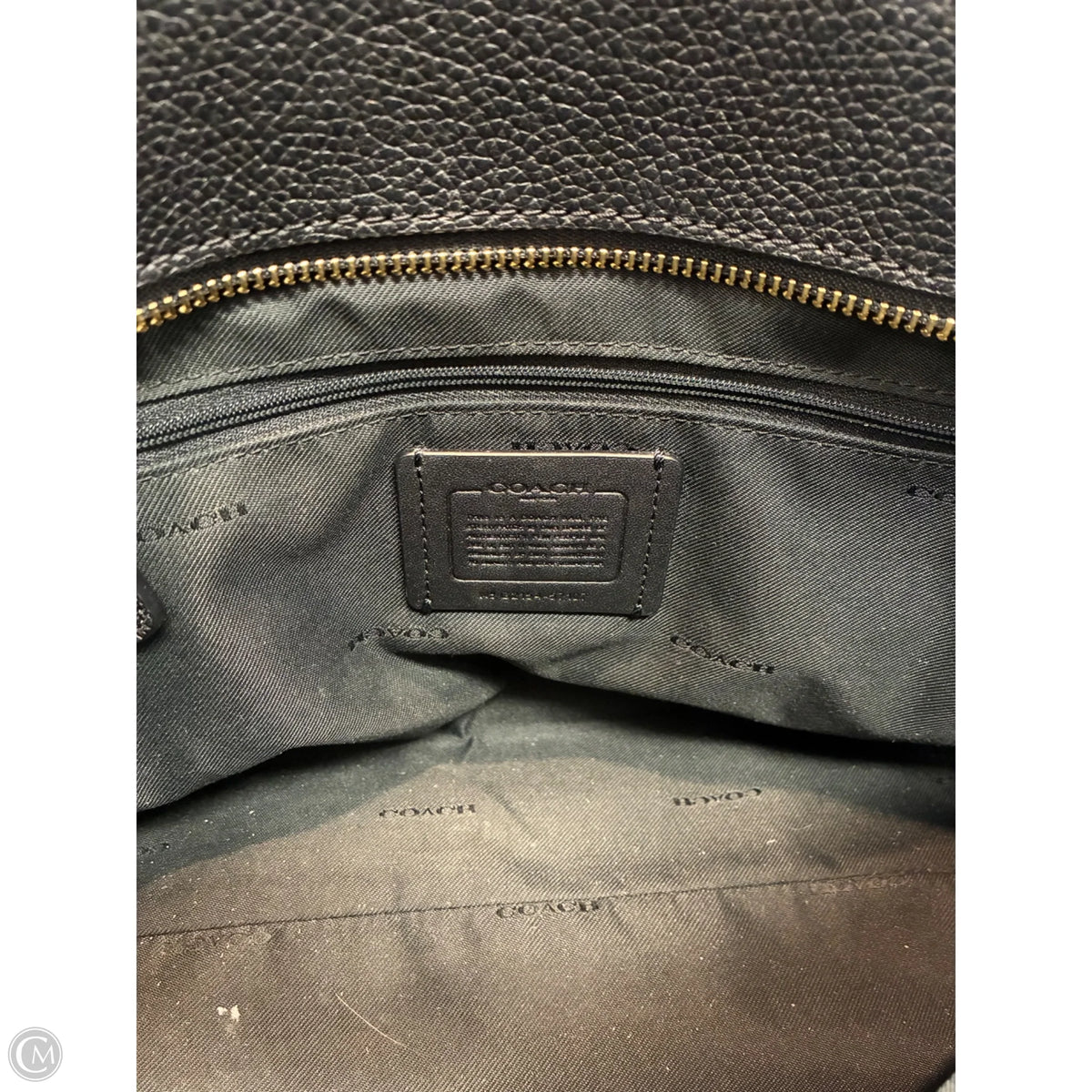 Tote Designer By Coach, Size: Medium