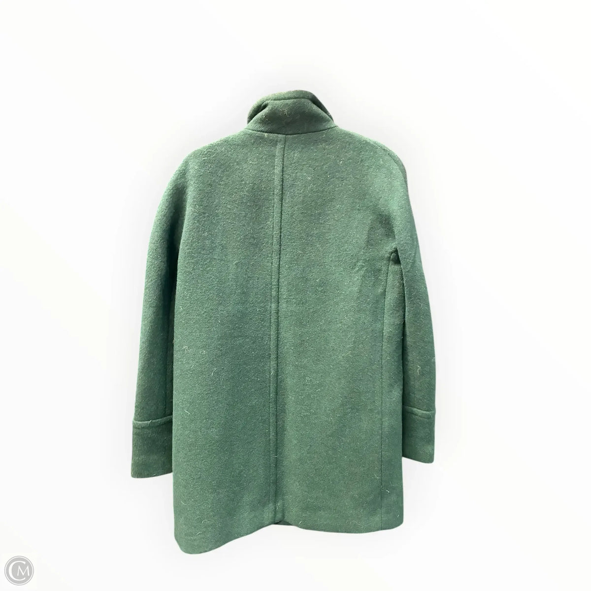 Coat Wool By J. Crew In Green, Size: S