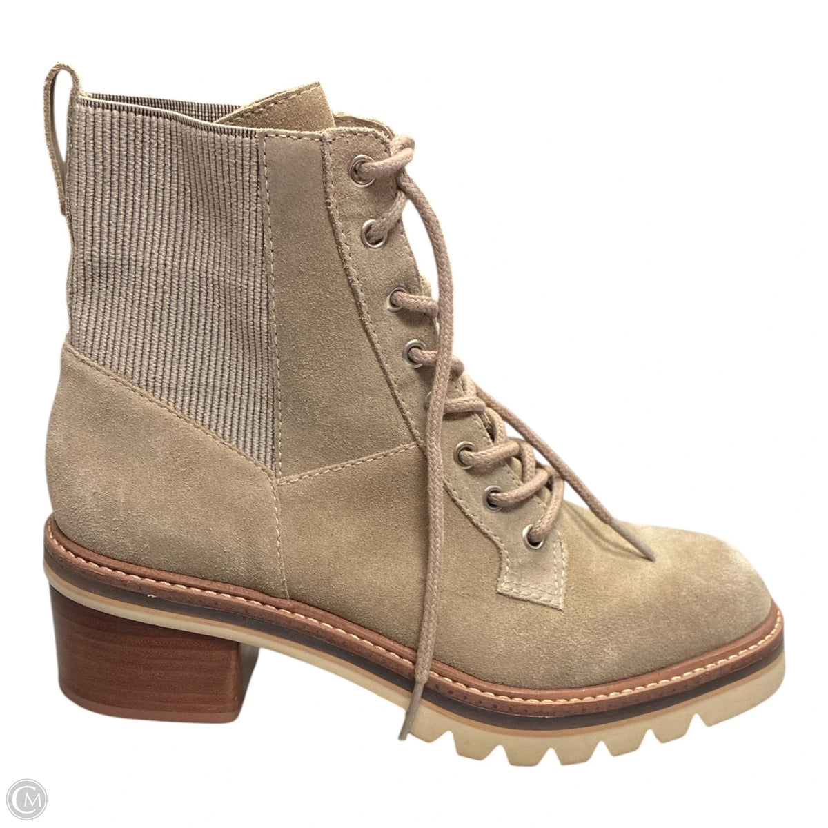 Boots Ankle Heels By Bernardo In Tan, Size: 8