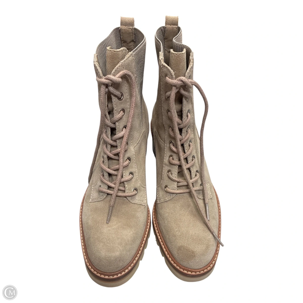 Boots Ankle Heels By Bernardo In Tan, Size: 8