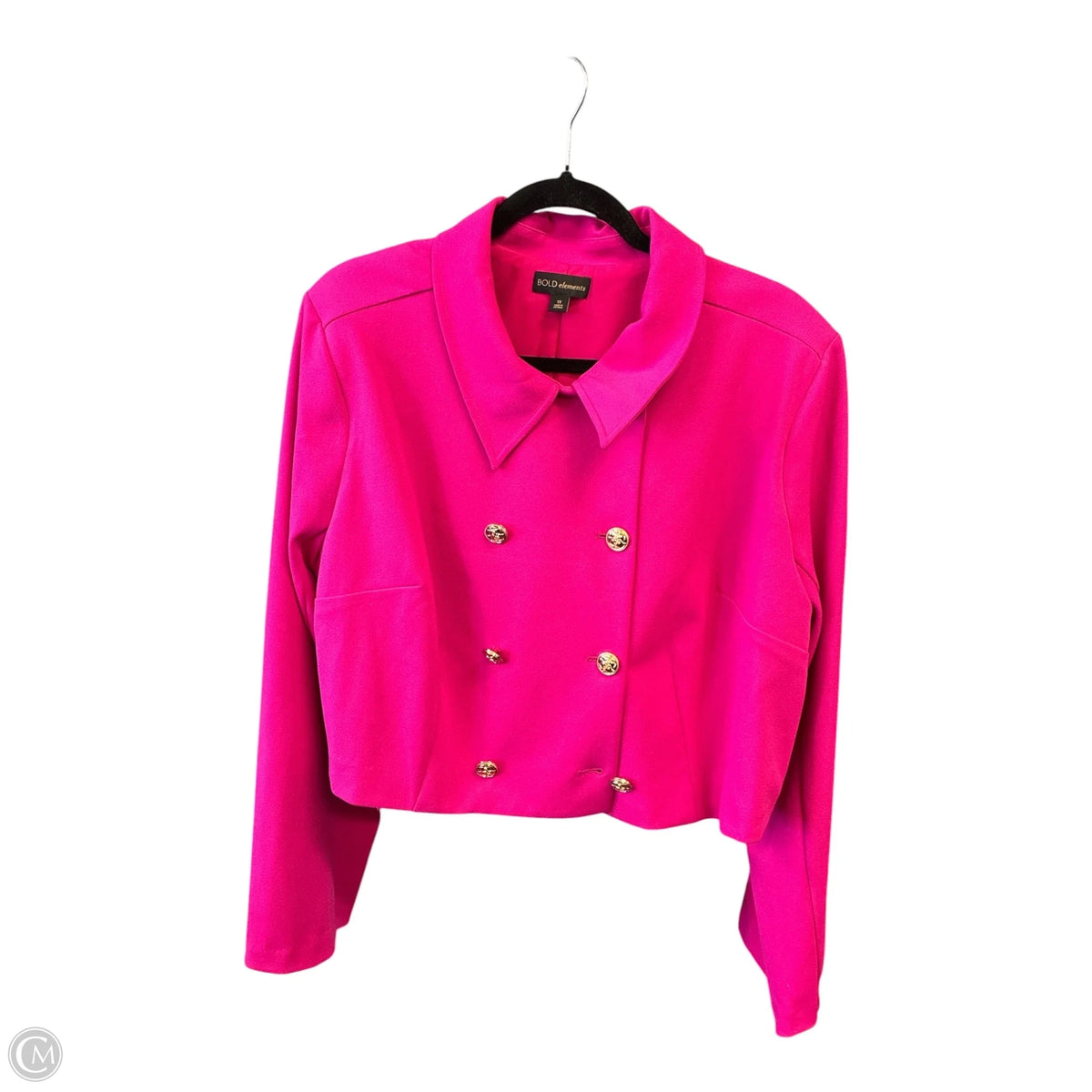 Blazer By Bold Elements In Pink, Size: 1x