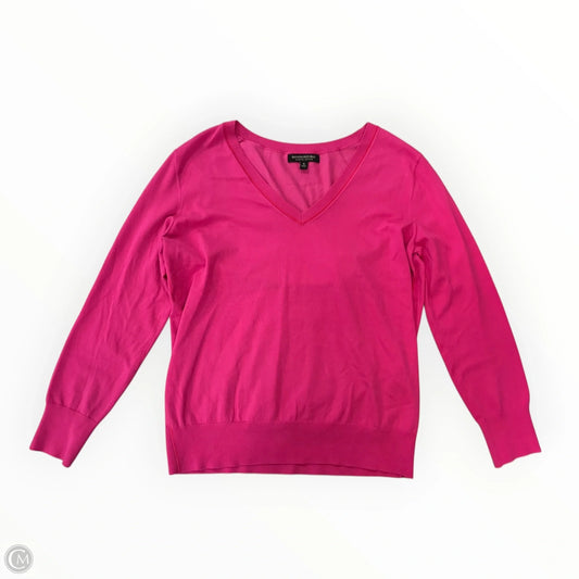 Top Long Sleeve By Banana Republic In Pink, Size: S