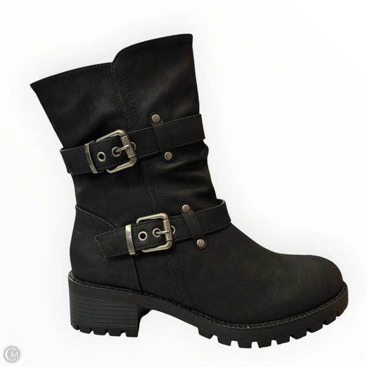 Boots Ankle Heels By Cmf In Black, Size: 7.5