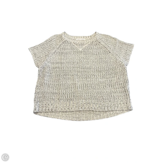 Sweater Short Sleeve By Bishop + Young In Beige, Size: M