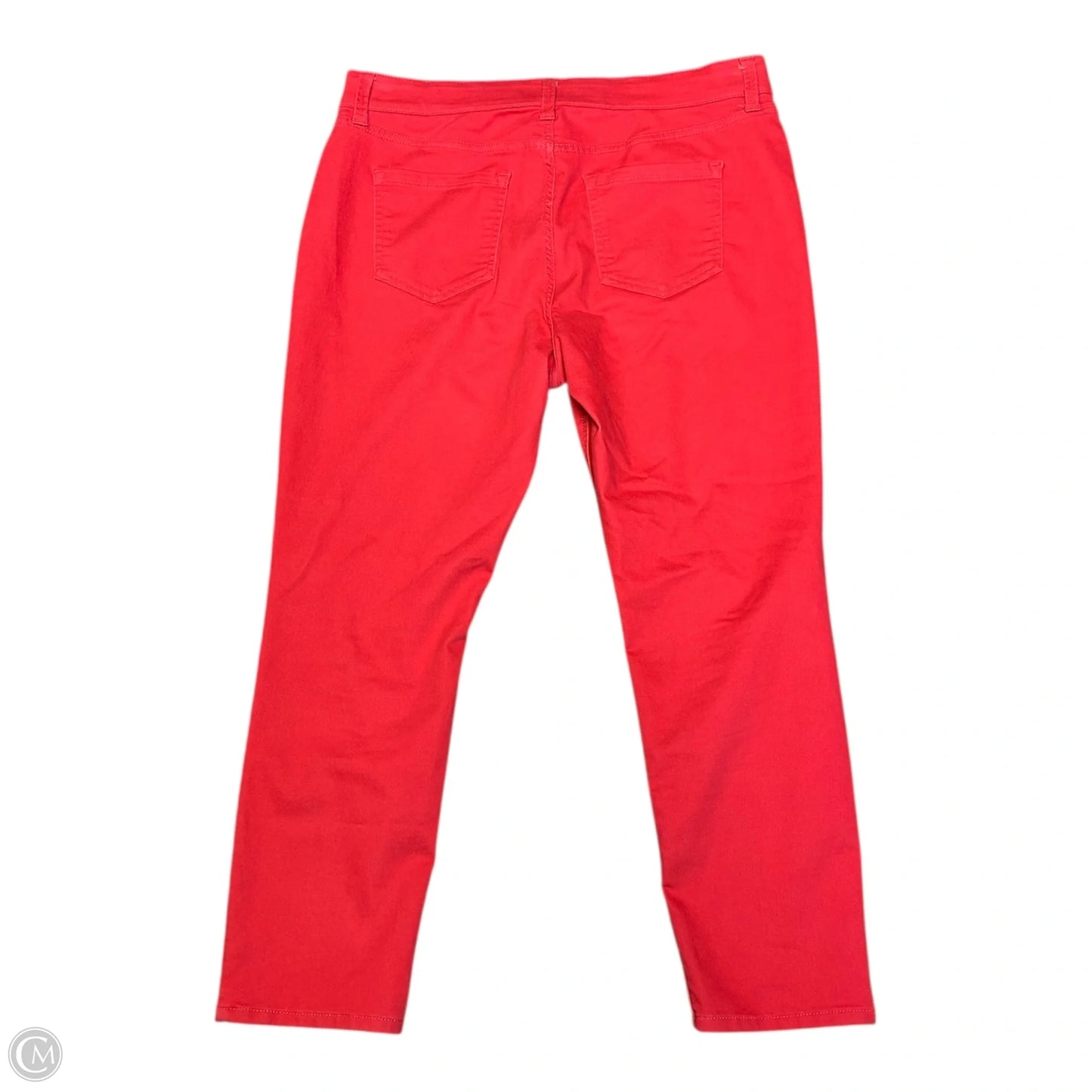 Jeans Straight By Liz Claiborne In Red, Size: 16