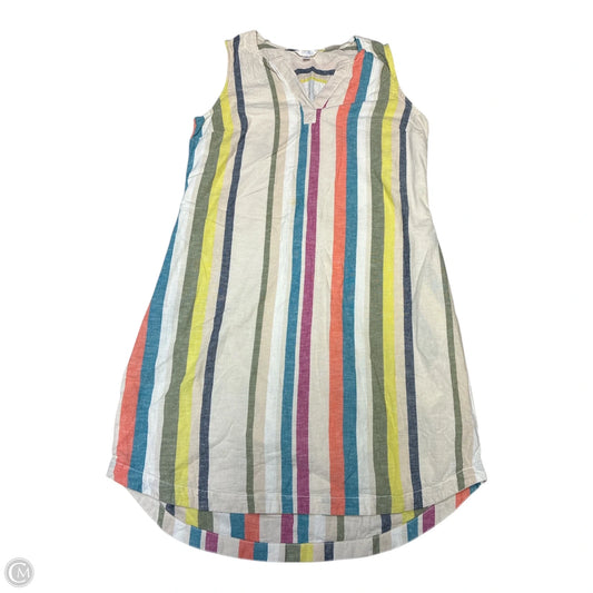 Dress Casual Midi By Time And Tru In Multi-colored, Size: 10