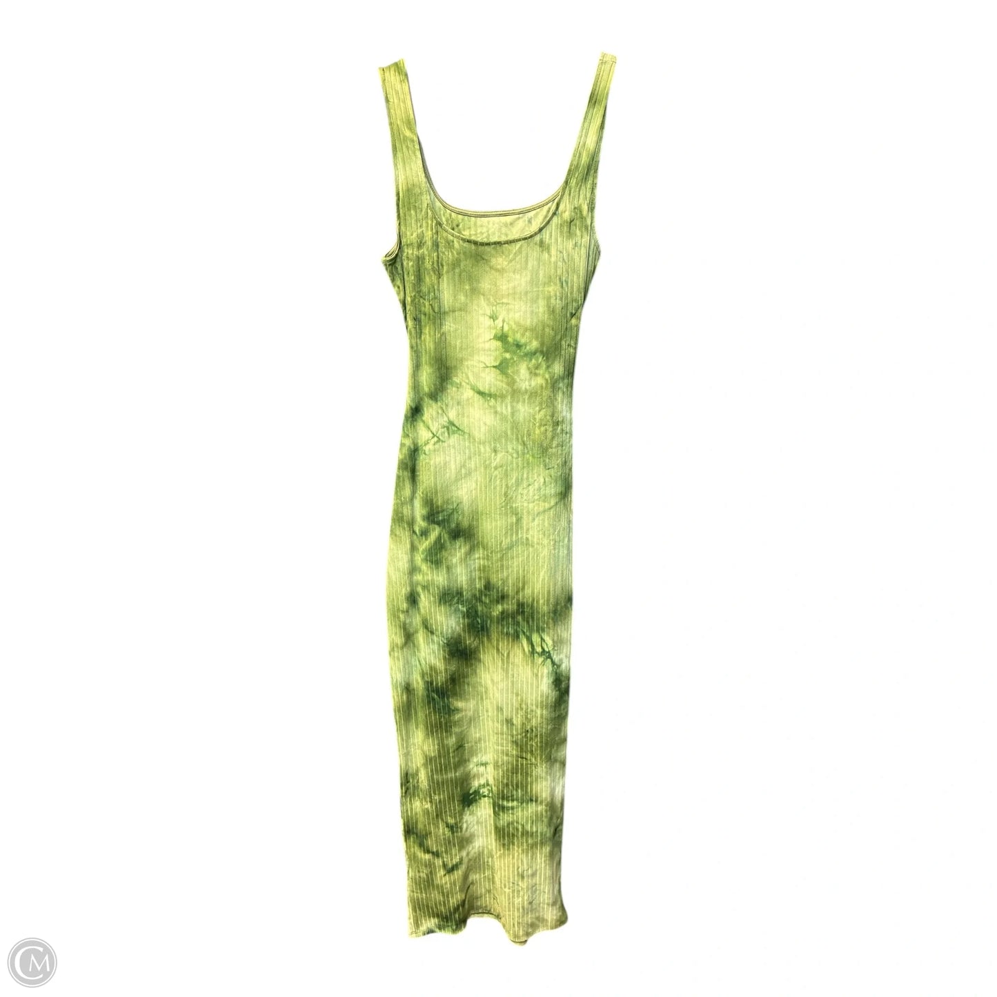 Dress Party Long By Clothes Mentor In Green, Size: L